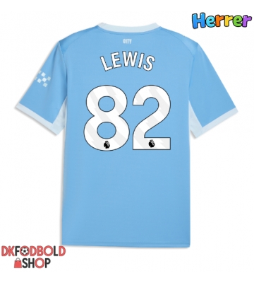 Manchester City Rico Lewis #82 Hjemmebanetrøje 2026-27 Kort ærmer